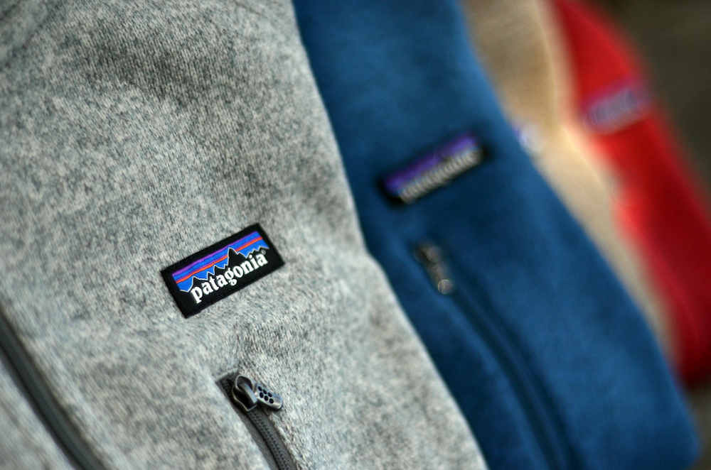An assortment of Patagonia custom branded Birch Sweaters curated by Swagger.